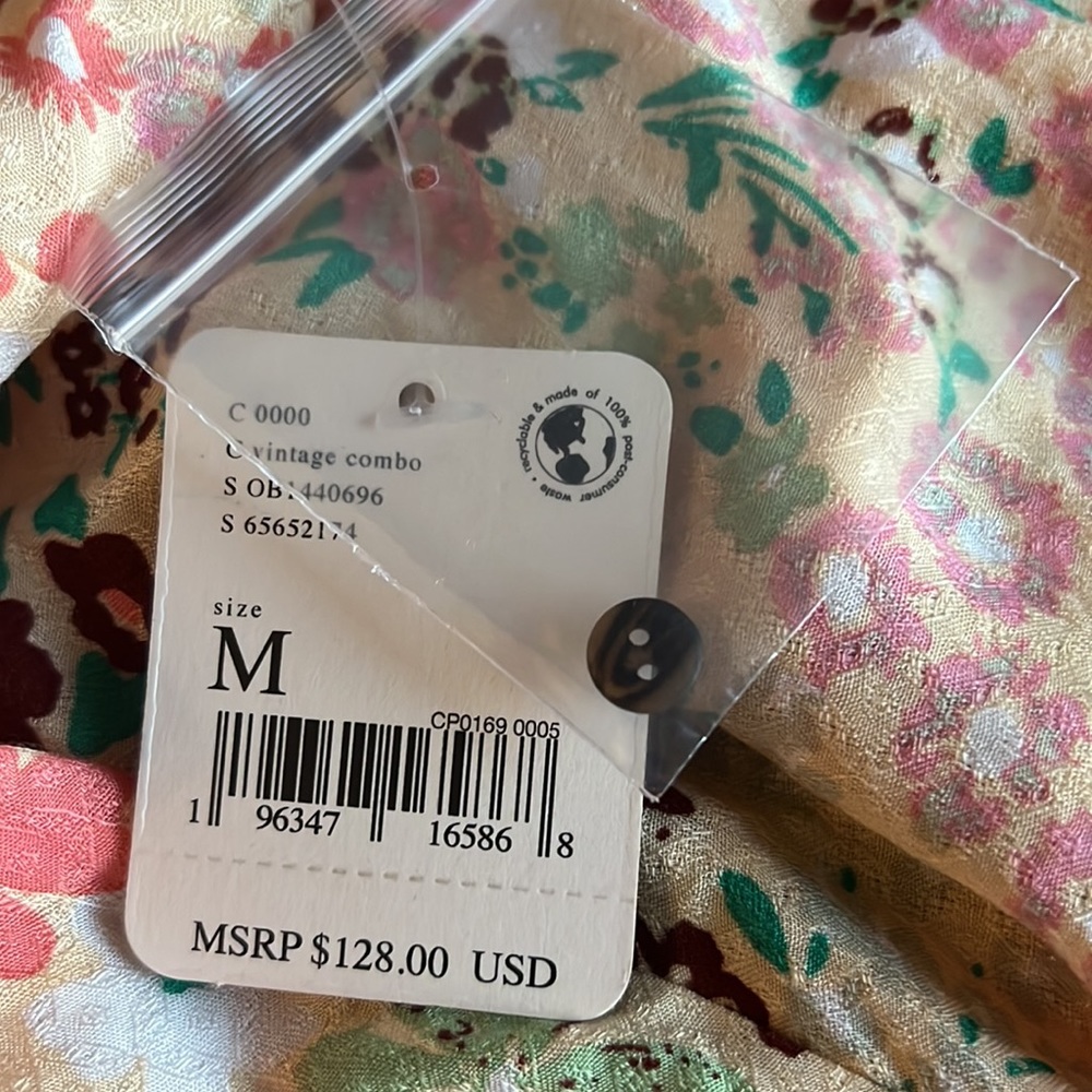 NWT Free People Callie Printed Tunic - Picture 14 of 14
